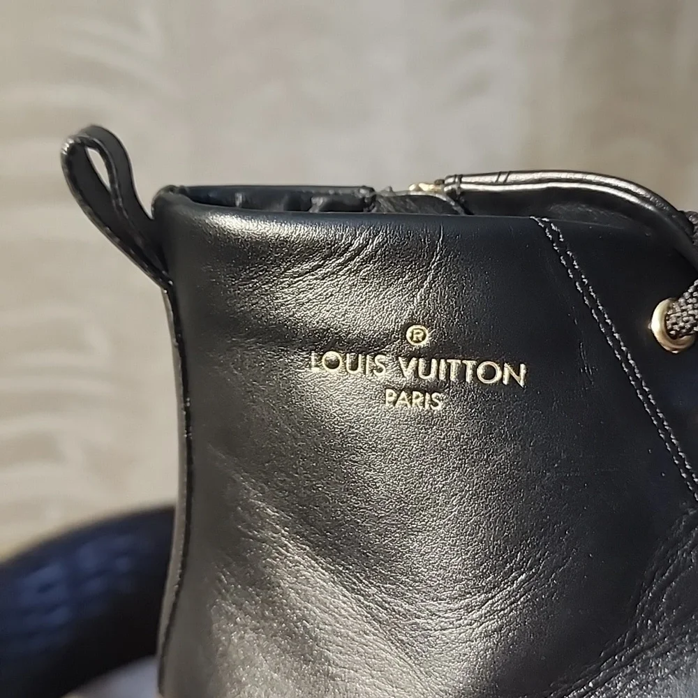 Louis Vuitton high top fashion tennis shoe. Authentic - Picture 14 of 16